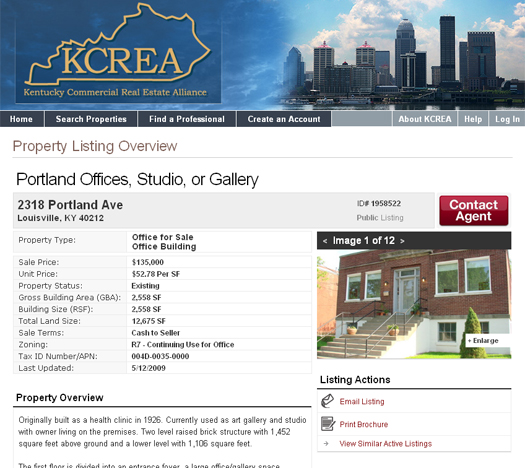 Bryce Hudson's Studio for sale.