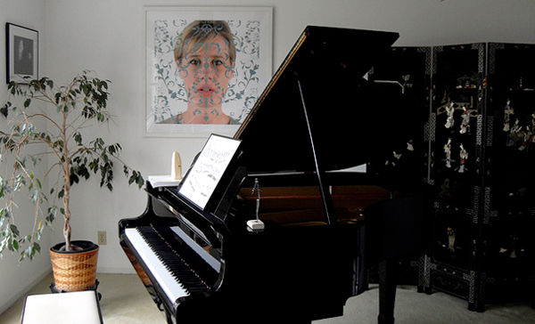 Bryce Hudson's work in the collection of Larry Shapin and Ladonna Nicolas